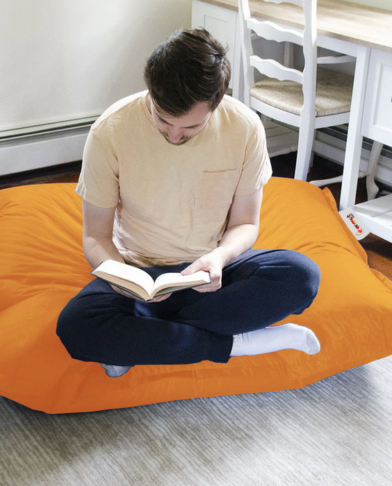 Atelier Del Sofa Cushion Pouf 100x100 - Naranja
